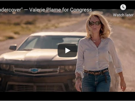 Outed CIA Agent, Valerie Plame is running for Congress; launch video looks like a spy movie trailer