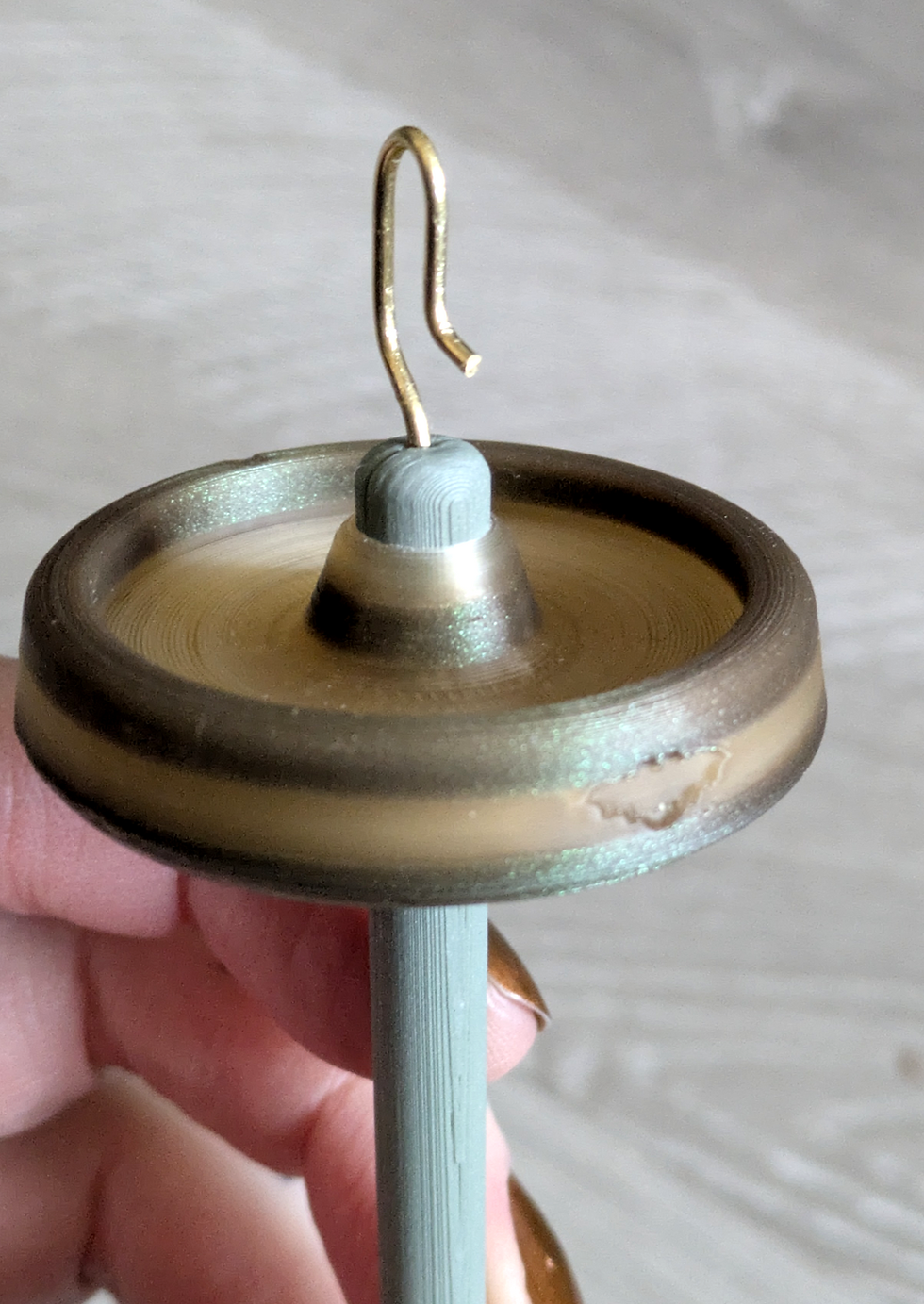Thumbnail: Stirring Earth - Interchangeable Whorl Drop Spindle - Imbolc 2026