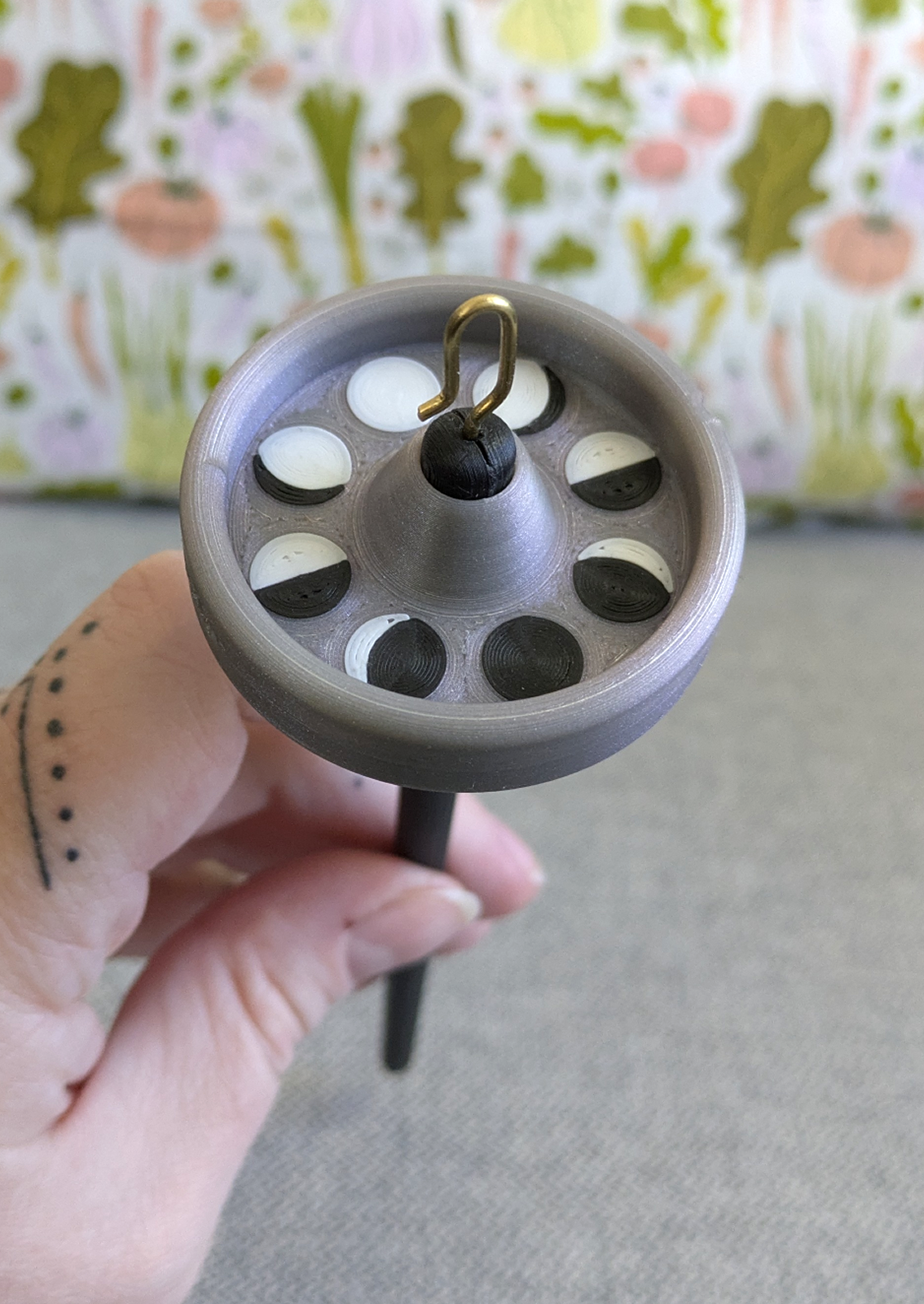 Moon Phases - Interchangeable Whorl Drop Spindle - Spring 2026