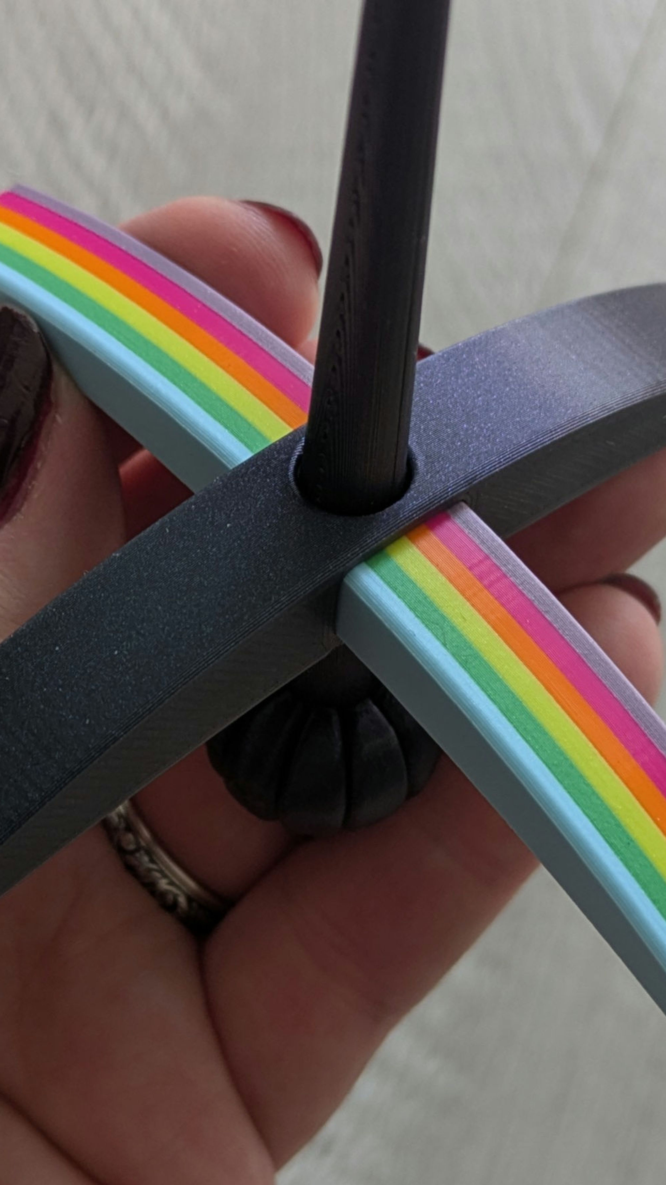 Pumpkin Rainbow Spindle