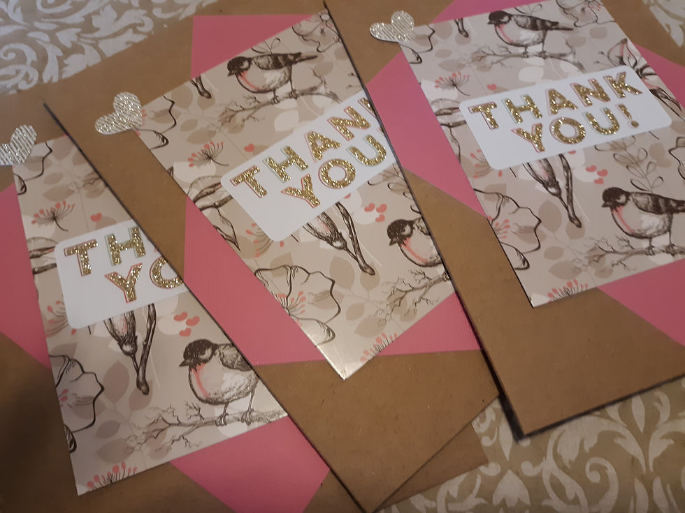 Thumbnail: Pink birdie Thank you 