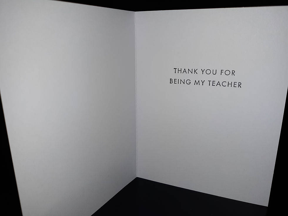 Thumbnail: Teacher thank you