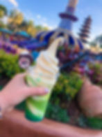 Dole whip float at Magic Kingdom