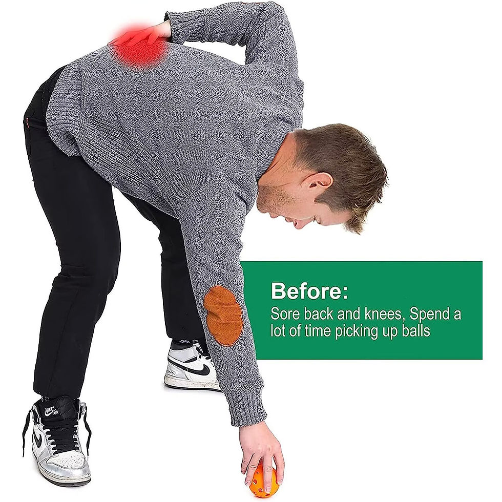 Thumbnail: Pickleball Balls Retriever Picker Upper Silicone Racket Accessories Pick Up Pick