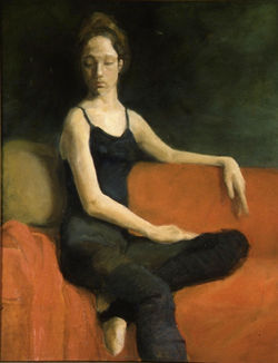 Lady in Red.2005.oil on canvas.24x36.jpg