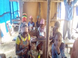 Students sitting inside the classroom