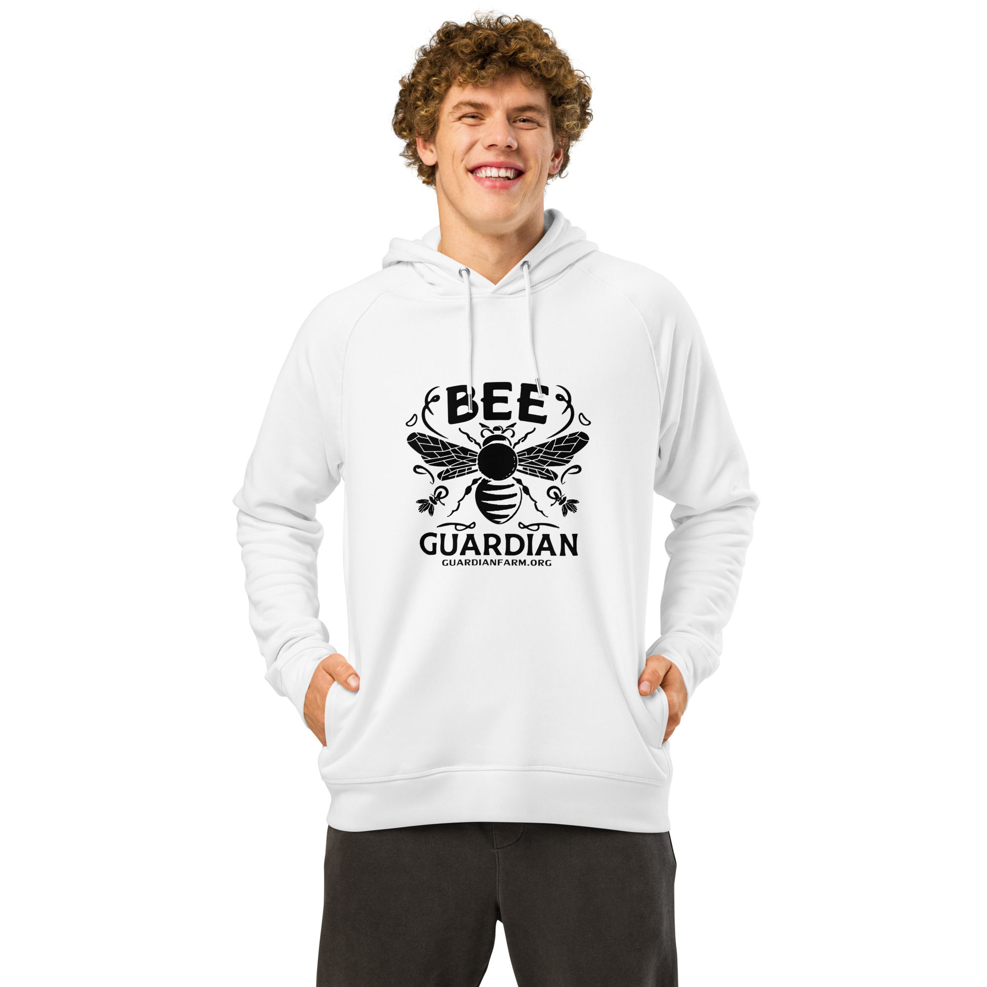 Bee Guardian - Unisex organic side pocket hoodie