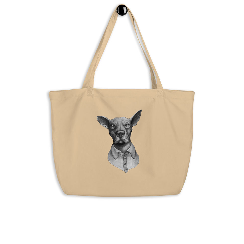 थंबनेल: Obican Illustration - Large organic tote bag
