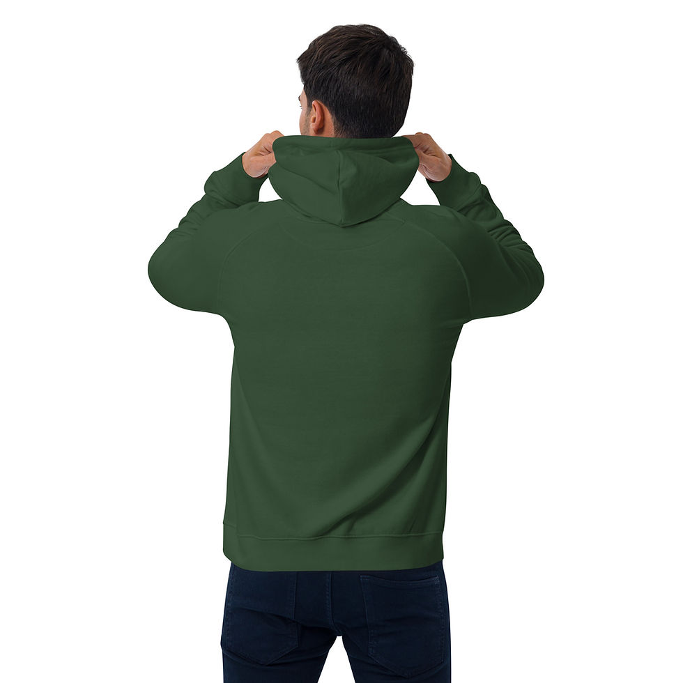 Thumbnail: Obican Guau Guau Shades - Unisex eco raglan hoodie