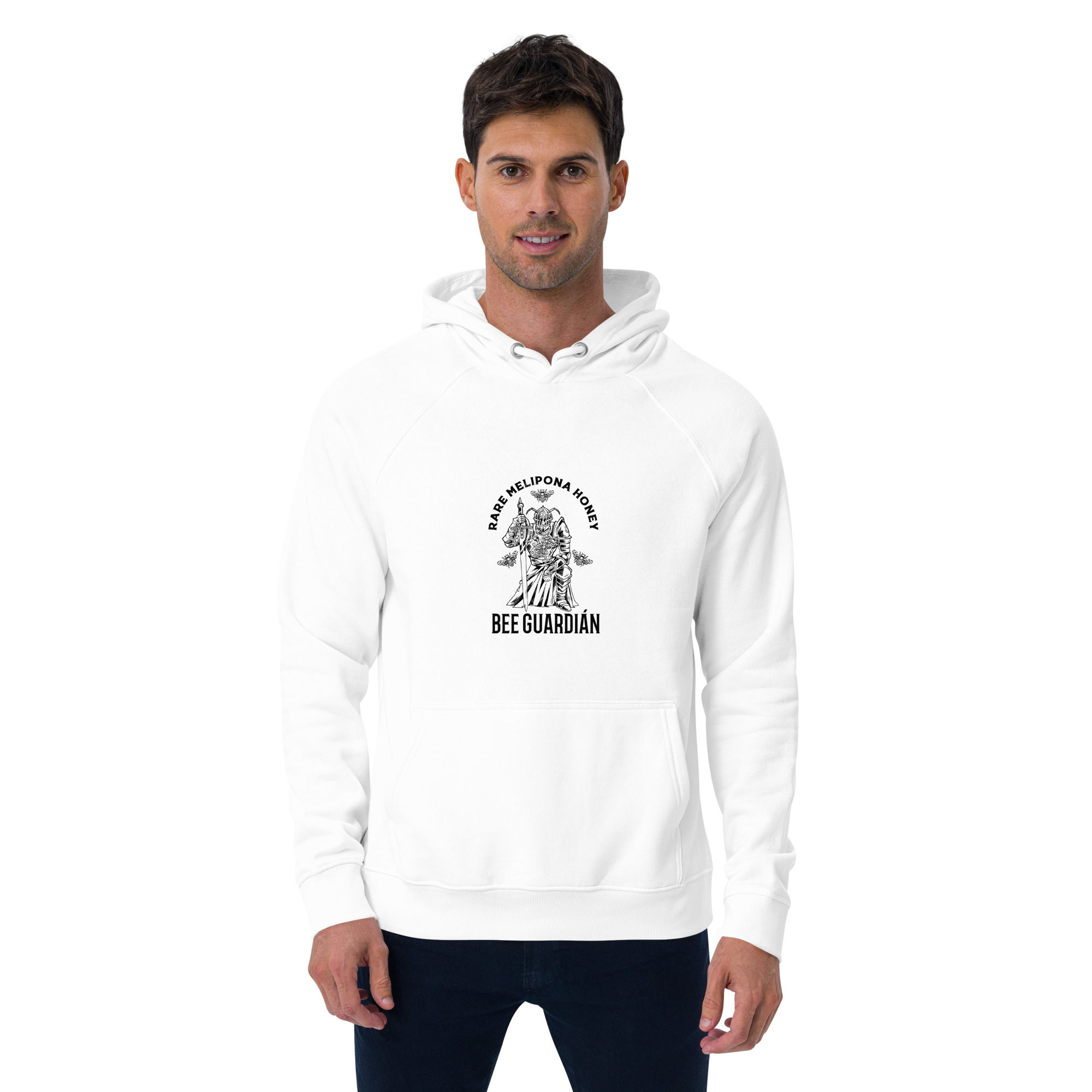 Rare Melipona Honey - Unisex eco raglan hoodie