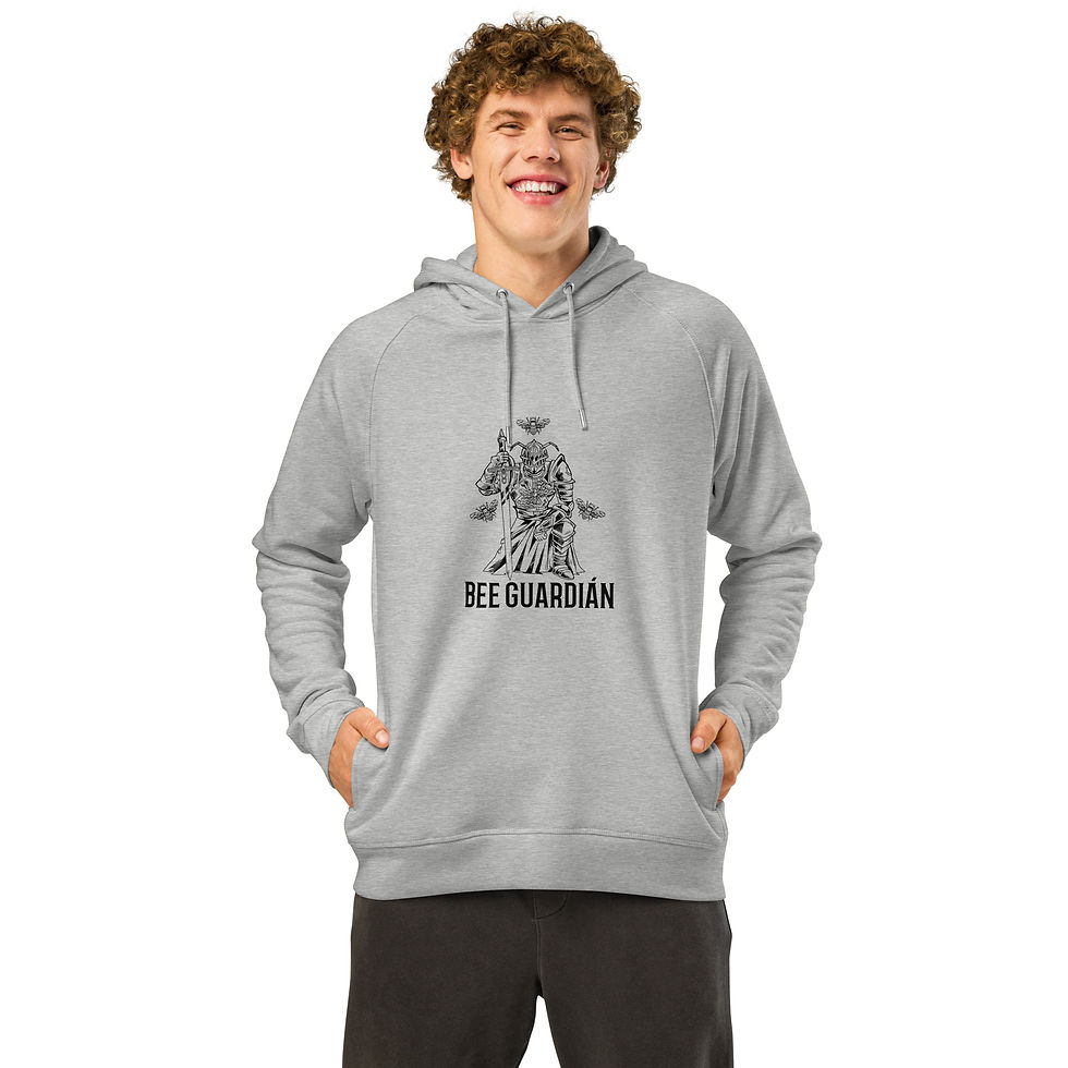 थंबनेल: Bee Guardian - Unisex organic side pocket hoodie