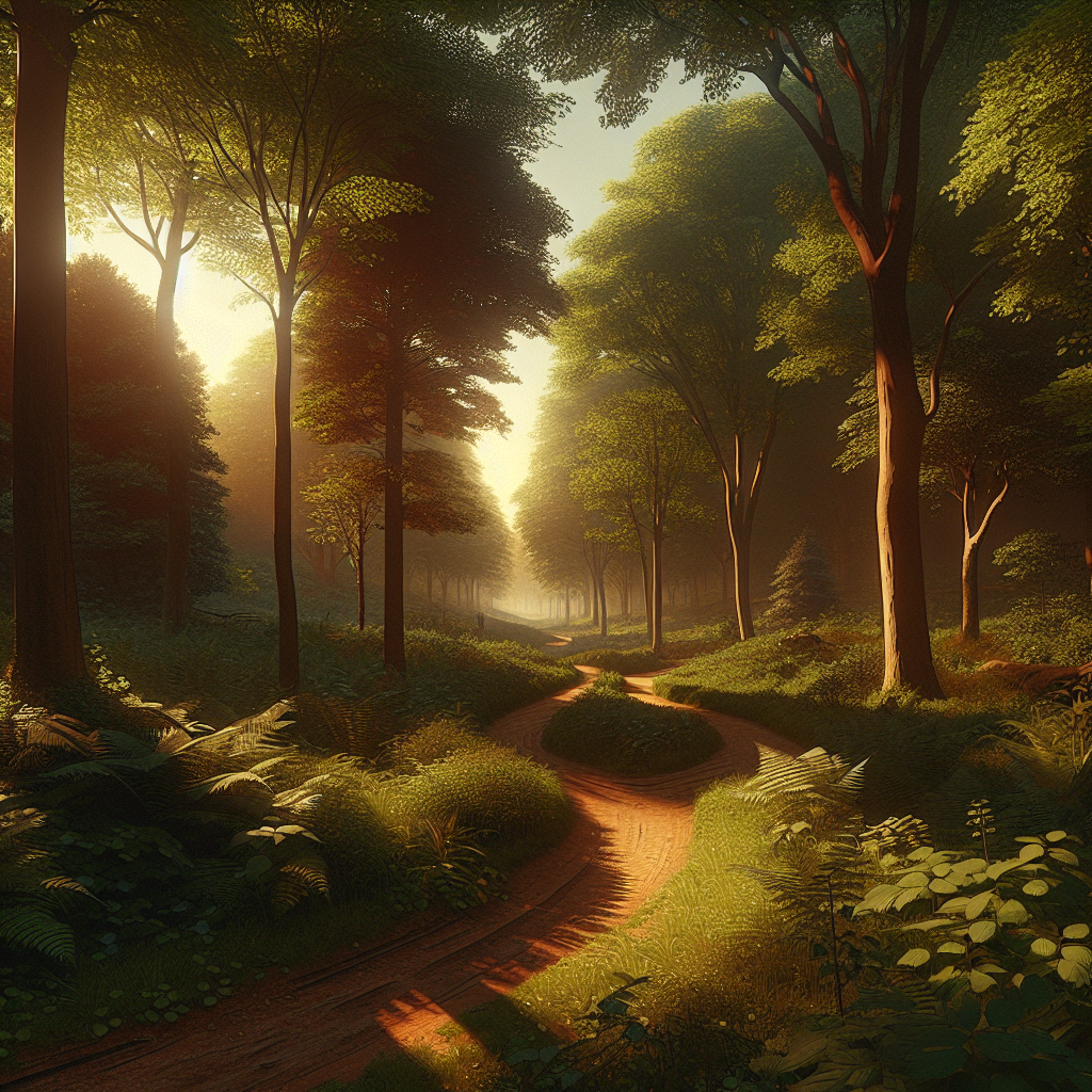 A serene nature trail