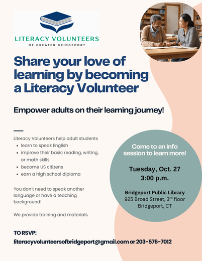 Become a Literacy Volunteer