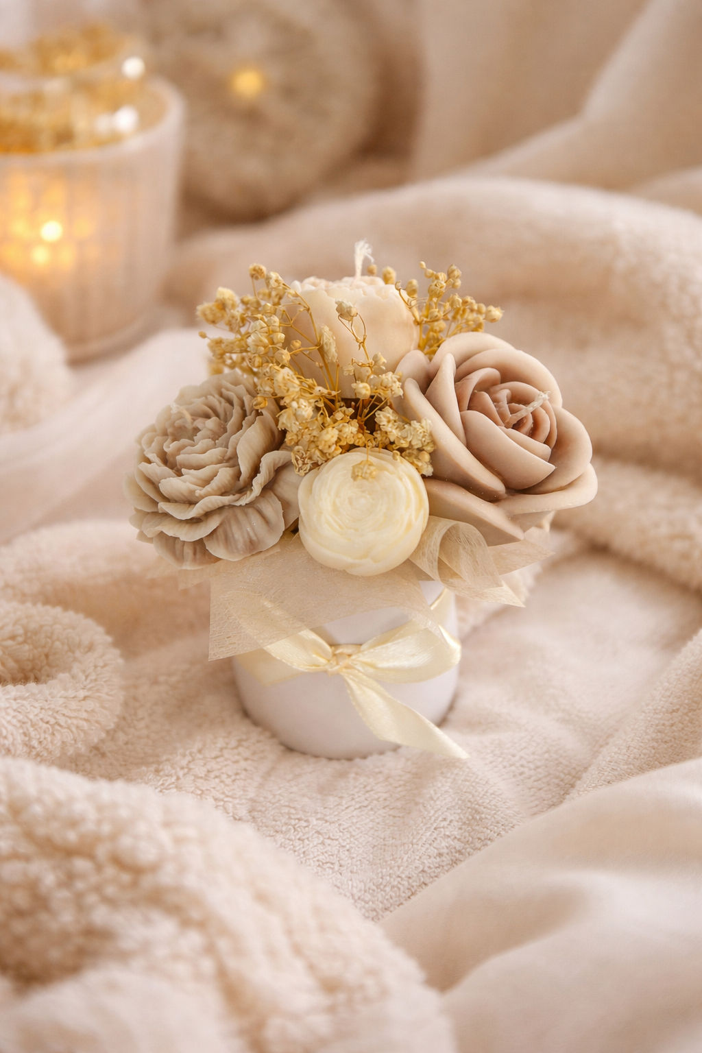 Bouquet Parfumé Beige - S