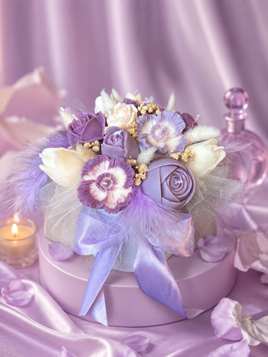 Bouquet parfumé Mauve - M