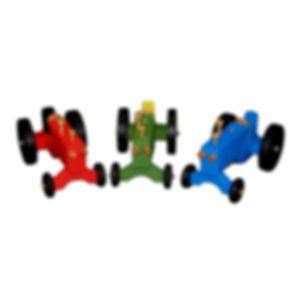 Wooden Tractor and Implements