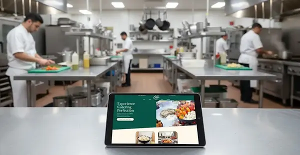 The Local Caterer — web development project by Level Nine Media