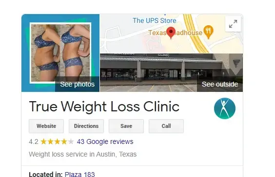 true weight loss google stats