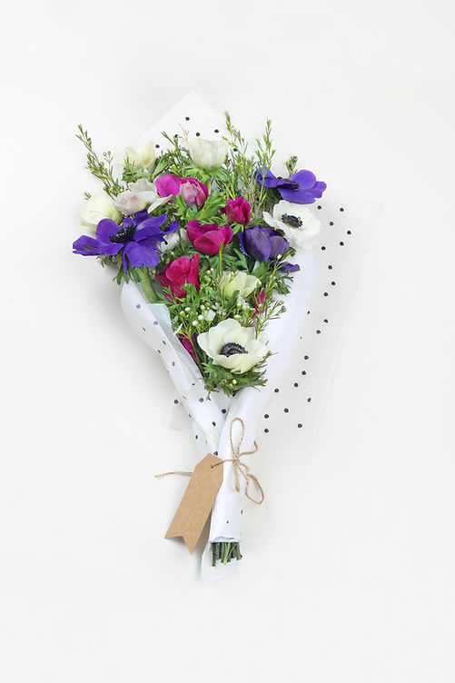 Violeta ramo de flores
