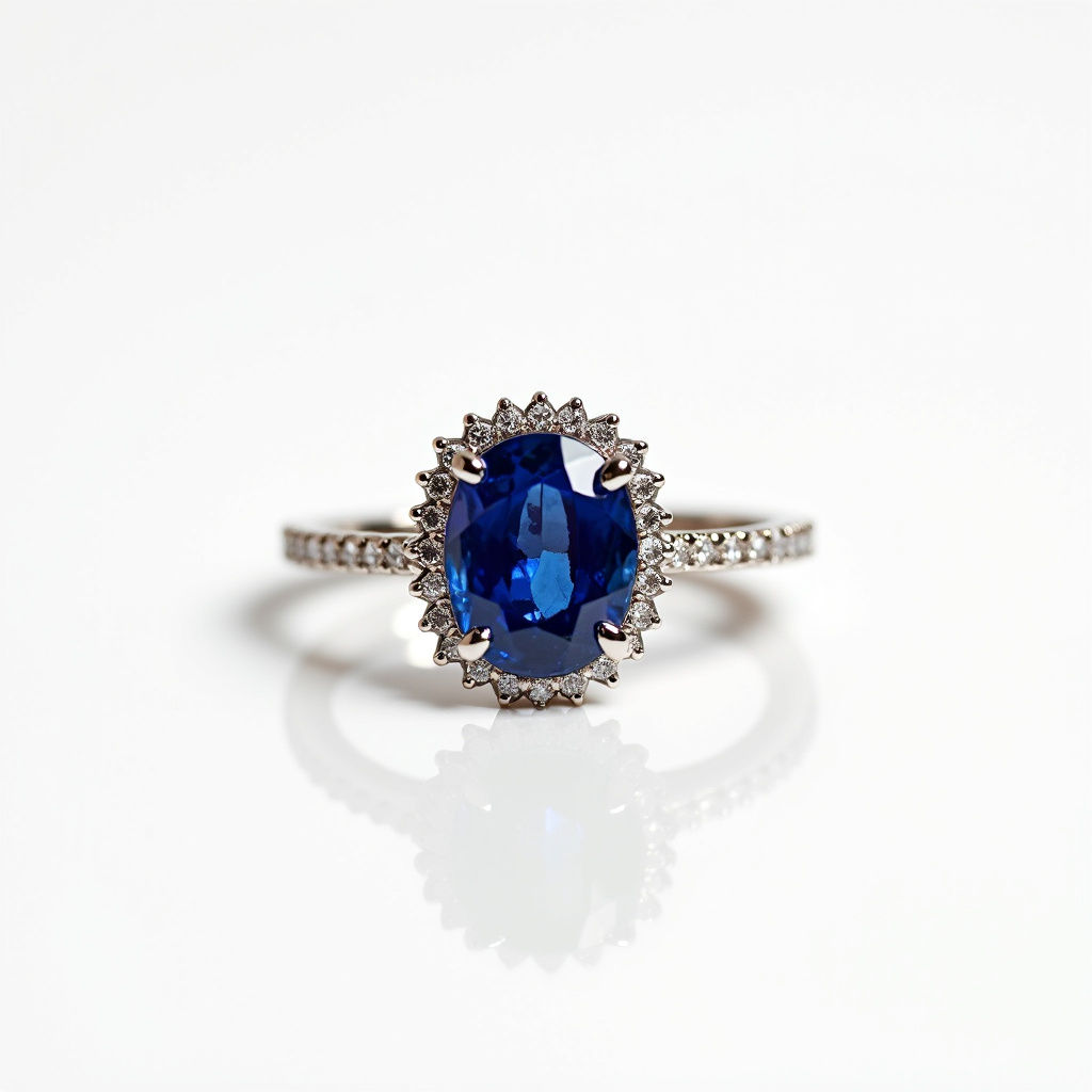 Sapphire Solitaire Ring