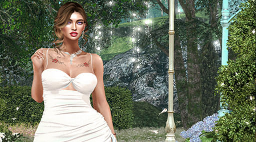 White Dress, Wild Flowers