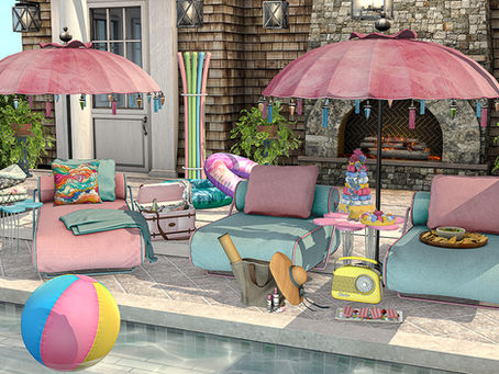 Pastel Poolside