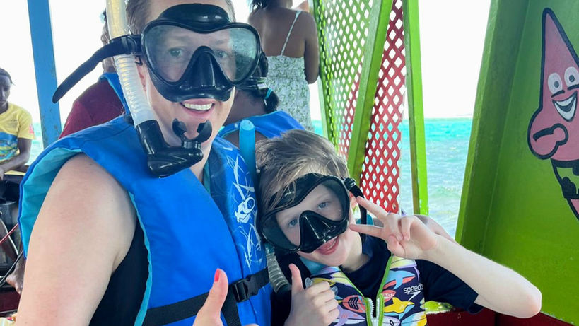 Snorkeling in Buccoo Reef