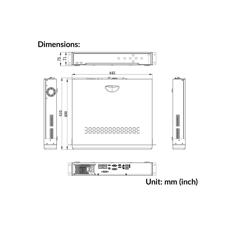 Thumbnail: Hikvision 64-ch 1.5U 8K NVR | DS-7764NI-M4