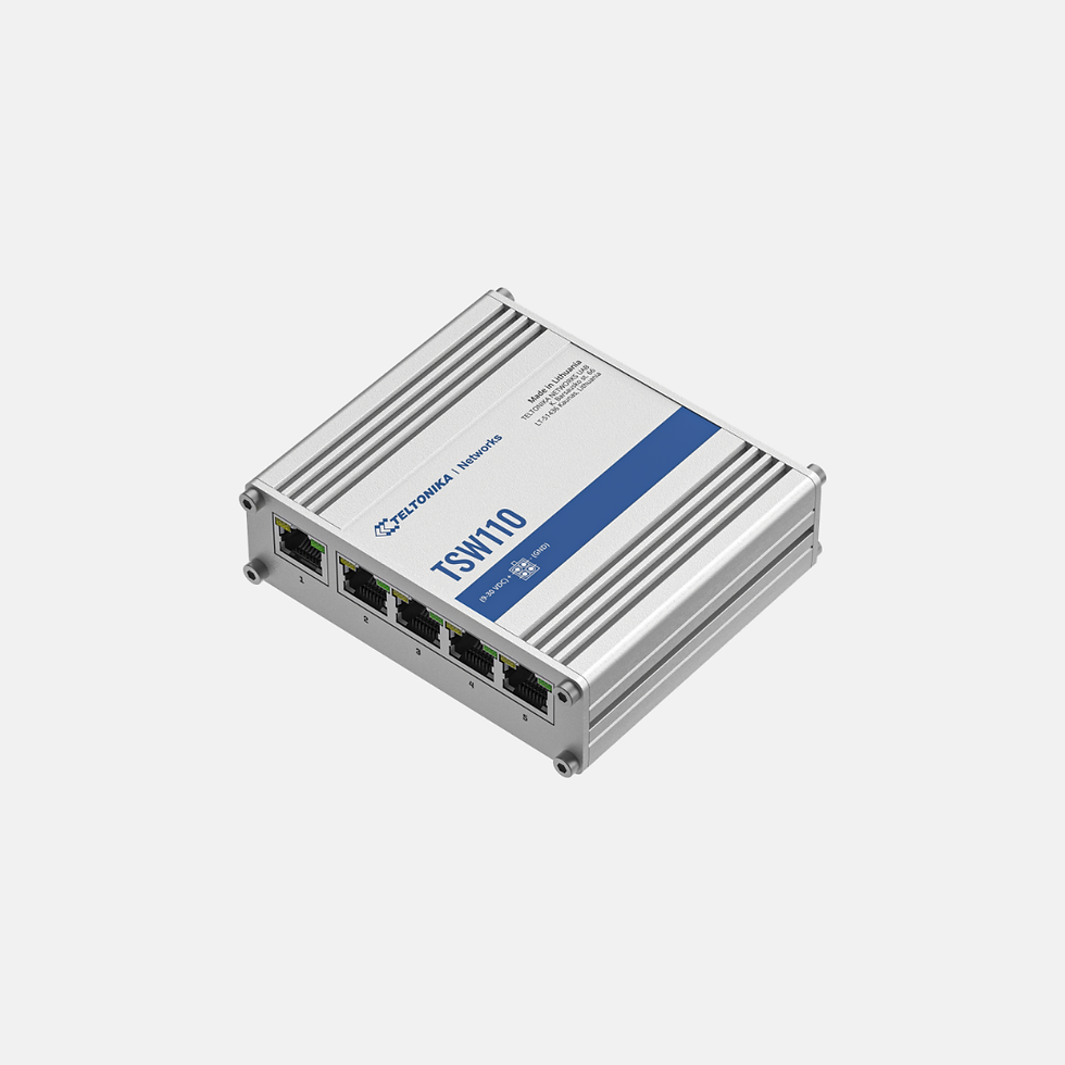 Thumbnail: Teltonika TSW110 L2 Unmanaged Ethernet Switch
