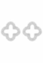 Miniatura: Open Clover Earrings