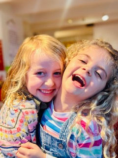  Two Laughing Girls