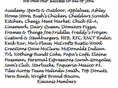 Thank you to all the special.... Pancake Supper