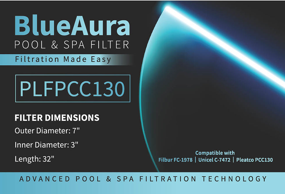 Thumbnail: PLFPCC130 Pool & Spa Filter Cartridge Set (4 Cartridges)