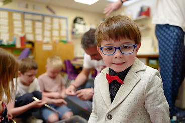 Reception child in the classroom