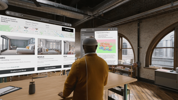 The visionOS is built on the foundation of macOS, iOS, and iPadOS for spatial experiences