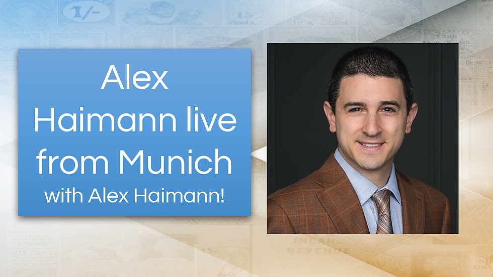 Alex Haimann live from Munich