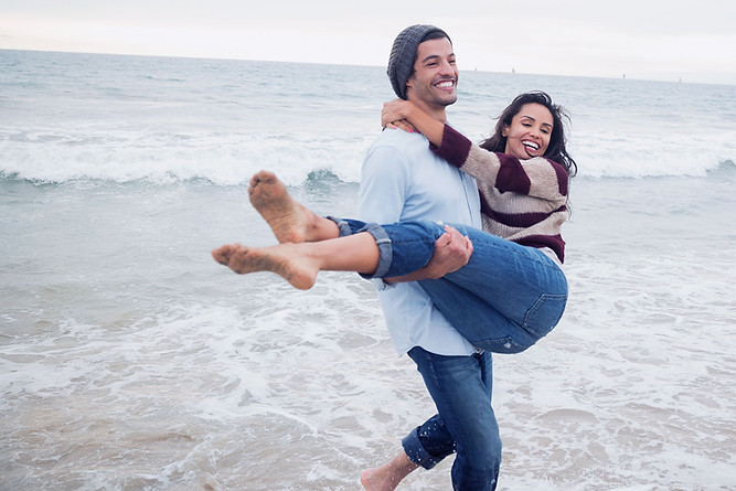 Man Carrying his Girlfriend