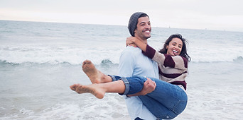 Man Carrying his Girlfriend