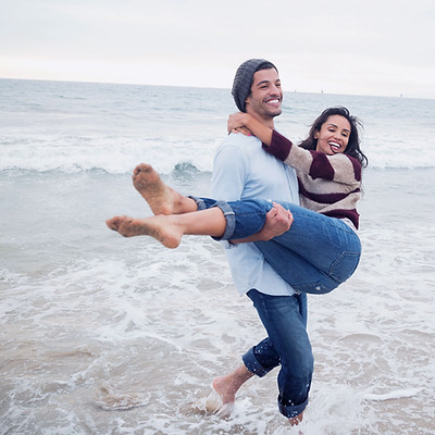 Man Carrying his Girlfriend