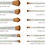 Thumbnail: Glam Crystal Handle Makeup Brush Set (12-Piece)