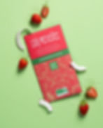 chocolat vegan à la fraise et noix  de coco