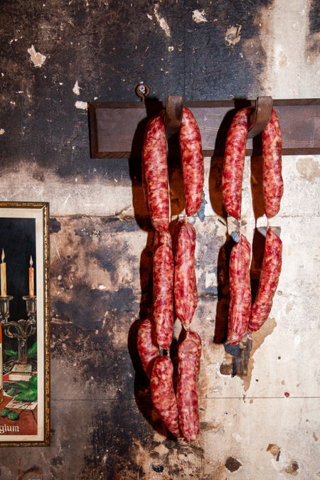 Café Marengo, gedroogde worsten