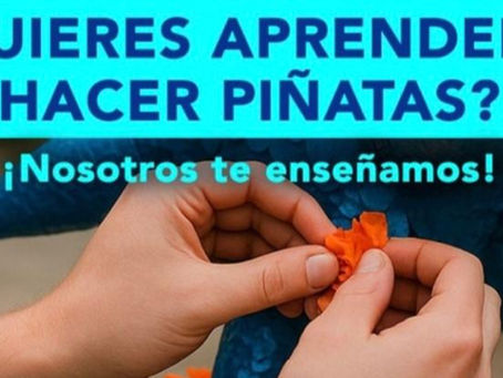 ¡Emprende tu negocio! Invitan a curso gratuito de fabricación de piñatas en la Casa de Atención Ciudadana de Mario Vázquez