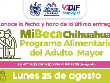 Acude por tu paquete PAAM este lunes 25 de agosto