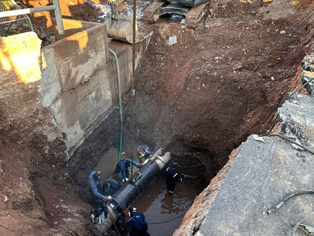 Realiza JMAS Chihuahua reparación en conducción Tabalaopa-Aldama
