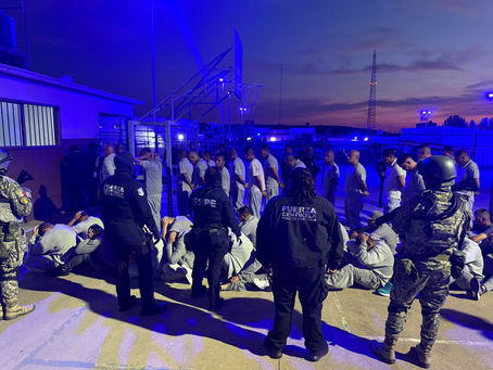Implementa SSPE inspección preventiva en el Cereso Estatal No. 4 de Parral