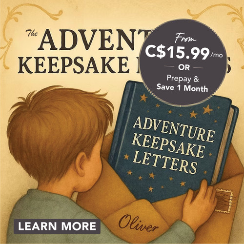The Adventure Keepsake Letters | Personalized Kids Gift