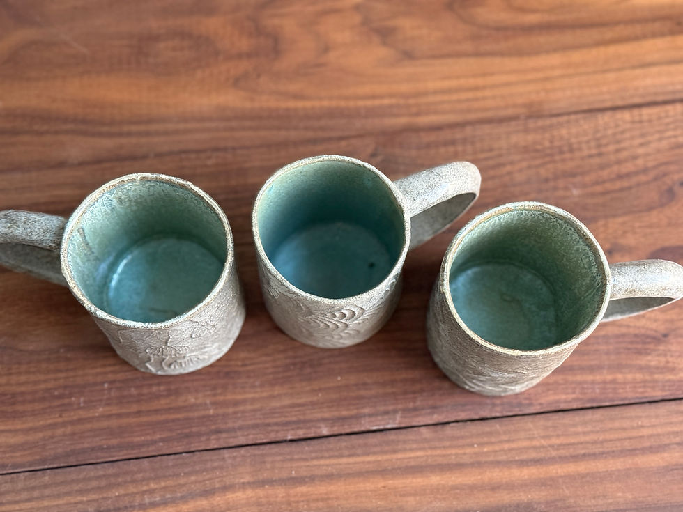 Thumbnail: Speckled Stoneware Mugs 