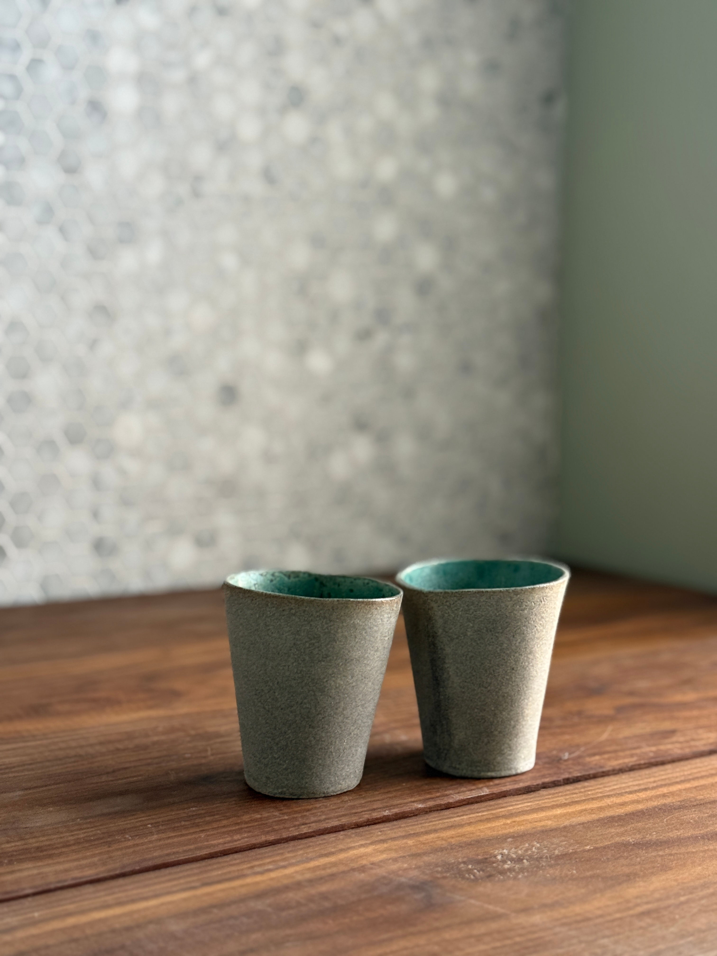 Speckled Stoneware Tumblers - sold in a set of 2