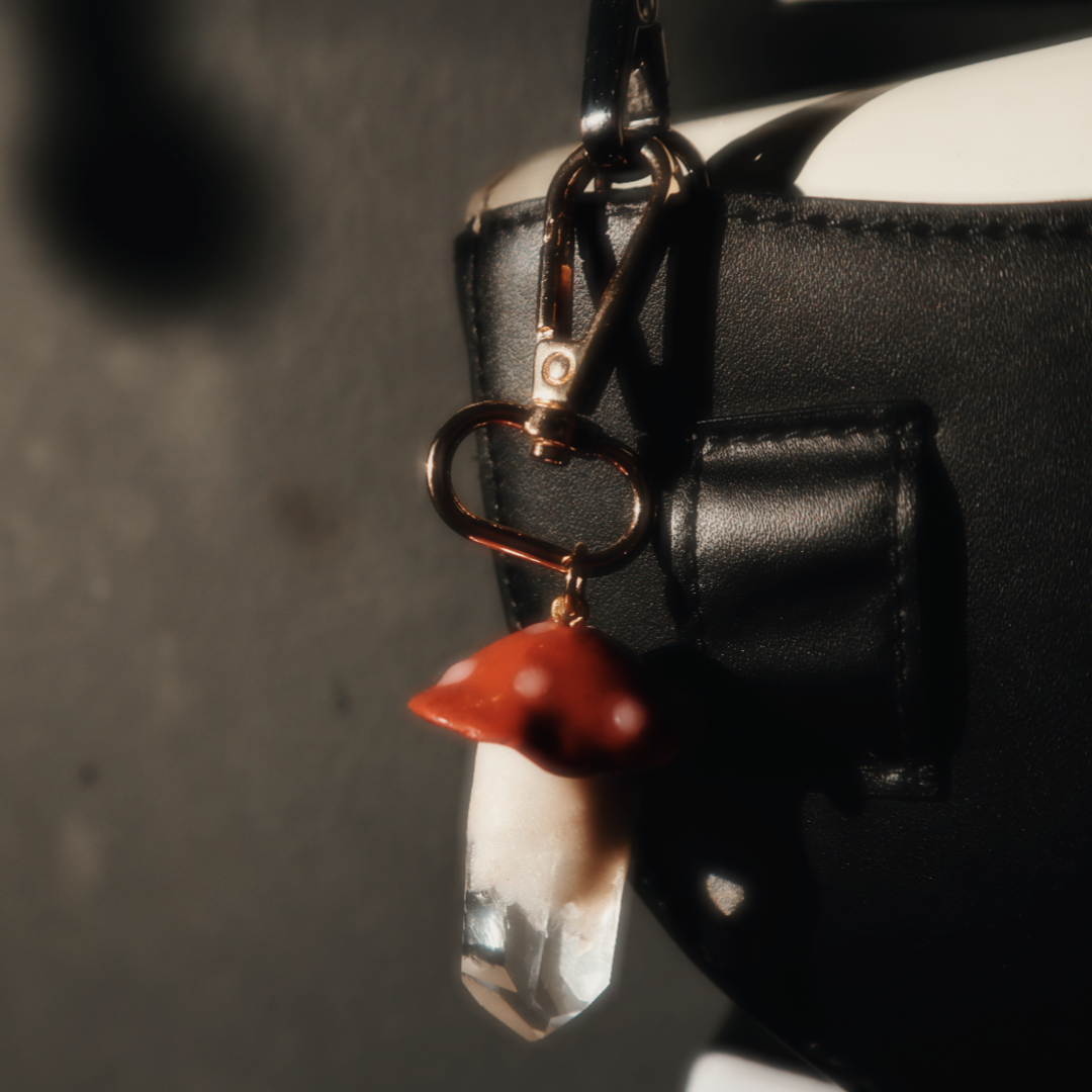 Magic Shroom Keychain